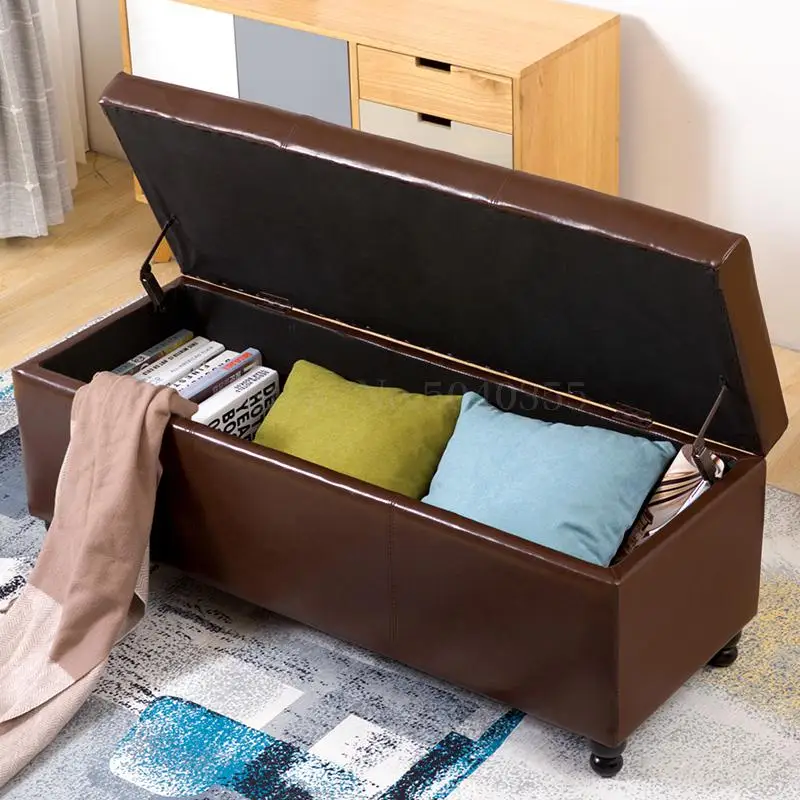 Бытовые коробки для хранения сиденье стула прямоугольный обуви Скамья дверь