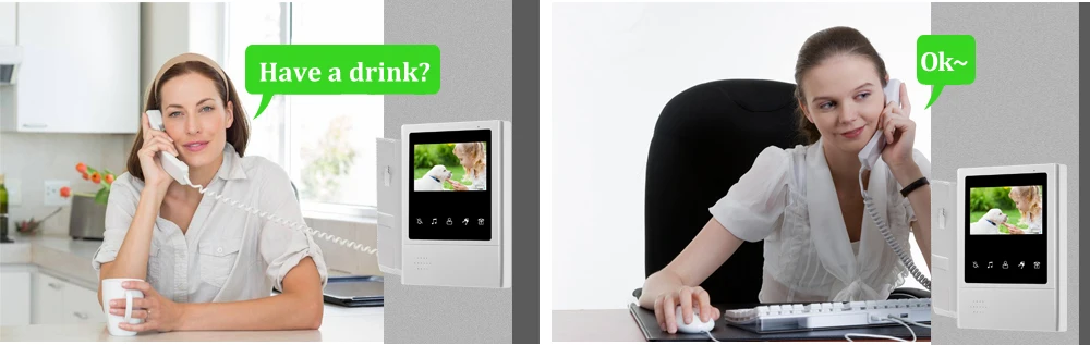 4,3 ''TFT lcd проводной дверной домофон для дома, видео дверной звонок, Система домофона IR COMS, ночное видение, уличная камера 700TVL, цветной монитор