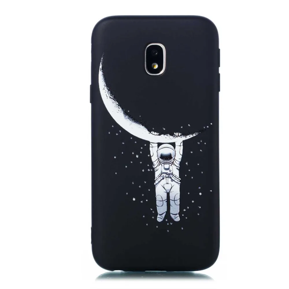 Черный цветок собаки для Samsung J330 J530 J730 чехол телефона силиконовый TPU J2 J5 J7 Prime J4 J6 Plus