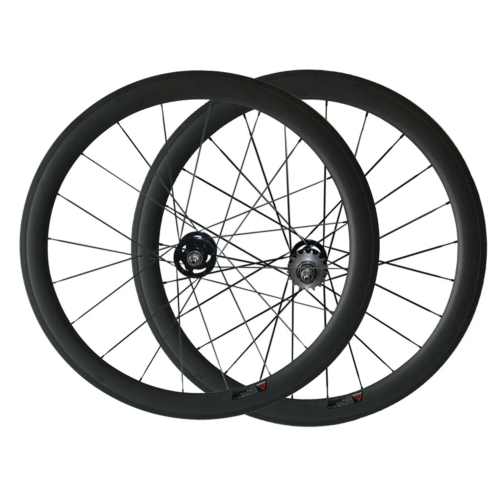 

Carbon Fixed Gear Track Wheel 50MM Clincher or Tubular Wheels 700C Carbon Track and Field Bicycle Wheel
