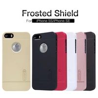 cover for iphone 5s se case nillkin super frosted shield hard phone cases for apple iphone 5s back cover with screen protector