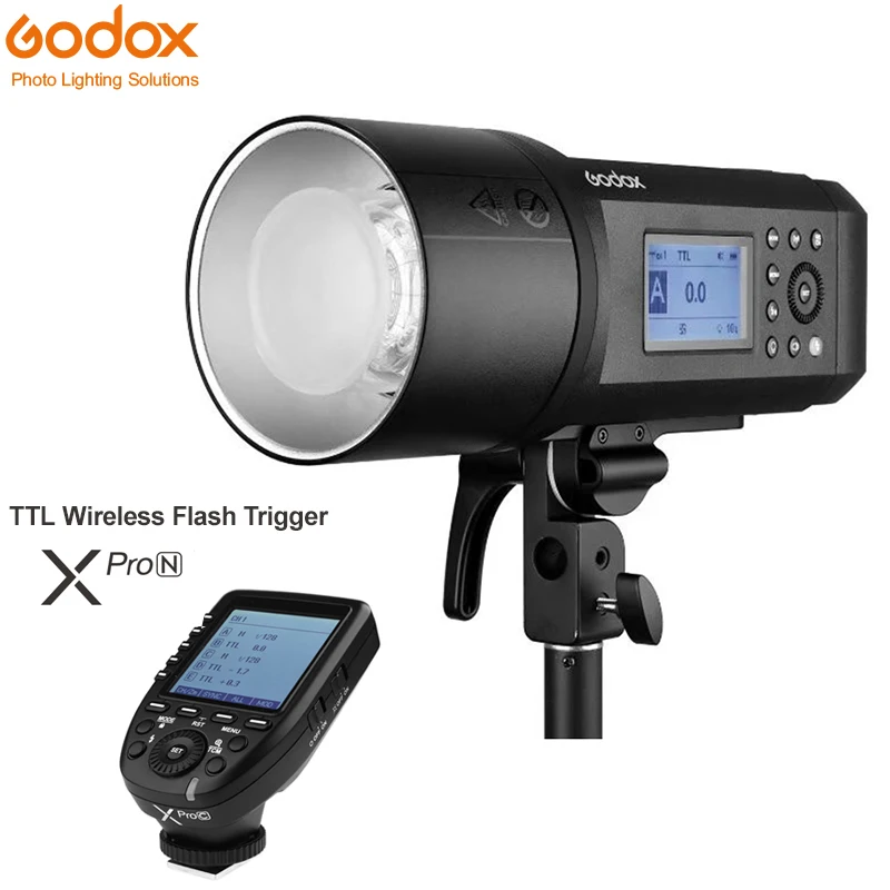AD600Pro and Xpo-F Godox AD600Pro 600Ws ttl HSS наружная вспышка Li-on батарея со встроенным 2.4g беспроводное устройство X система для Fujifilm X-T20/X-T1/X-T2 - Цвет: AD600Pro and Xpo-F