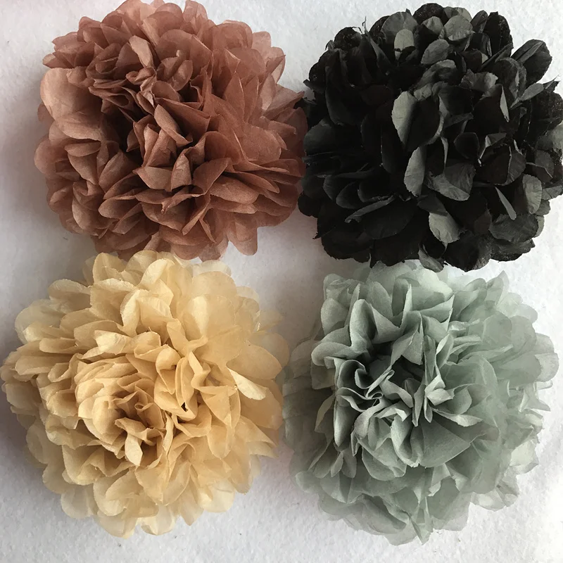 6inch Simulation Peony Flower DIY Tissue Paper Flower for Romantic Wedding Decoration Home Party Decorative Paper Flowers Balls