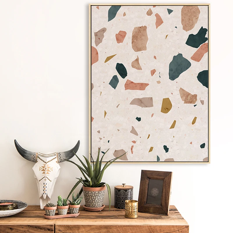 

Home Decoration Wall Art Modular Hd Pictures Abstract Colorful Painting Nordic Prints Simple Style Canvas Poster For Living Room