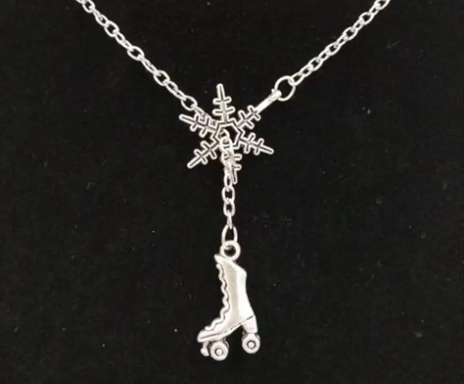 1 шт. смешанный стиль ледяной коньки Подвеска Ожерелье свитер цепь для женщин