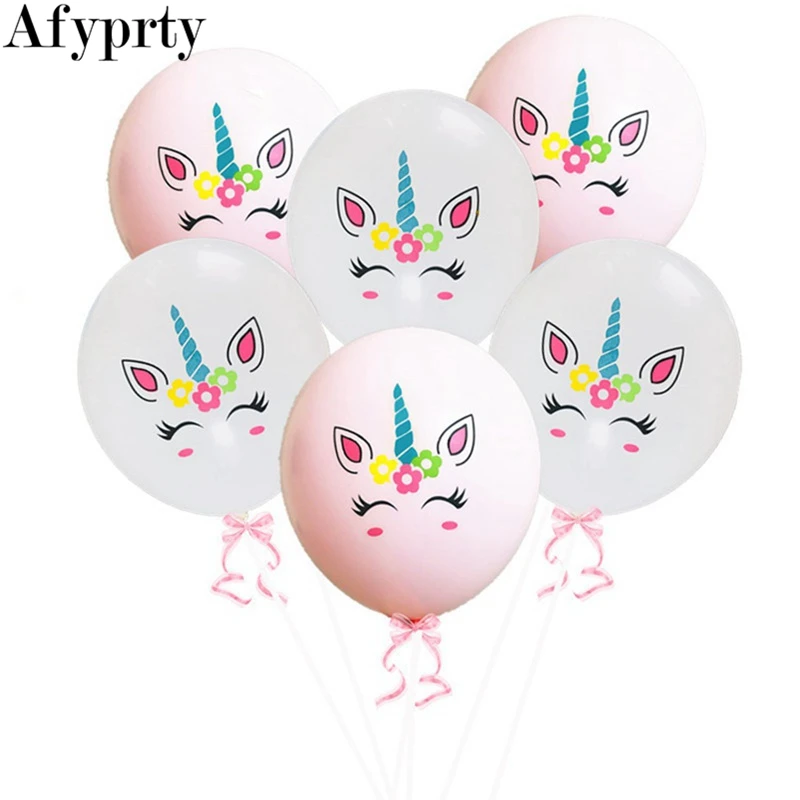 10 шт. Единорог поставка шаров для праздников латексные воздушные шары Детские с днем рождения надувные декорации для вечеринки Свадебный декор воздушный шар