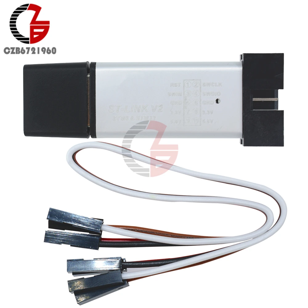 Программатор ST LINK Stlink ST-Link V2 Mini STM8 STM32 программатор загрузки программирование с