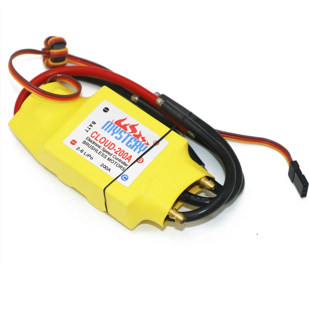 1 шт. 2-6S 30A/50A/80A/100A/200A ESC 5 V/3A 5 V/5A UBEC Бесщеточный Регулятор скорости ESC для RC лодки UBEC 200A/S