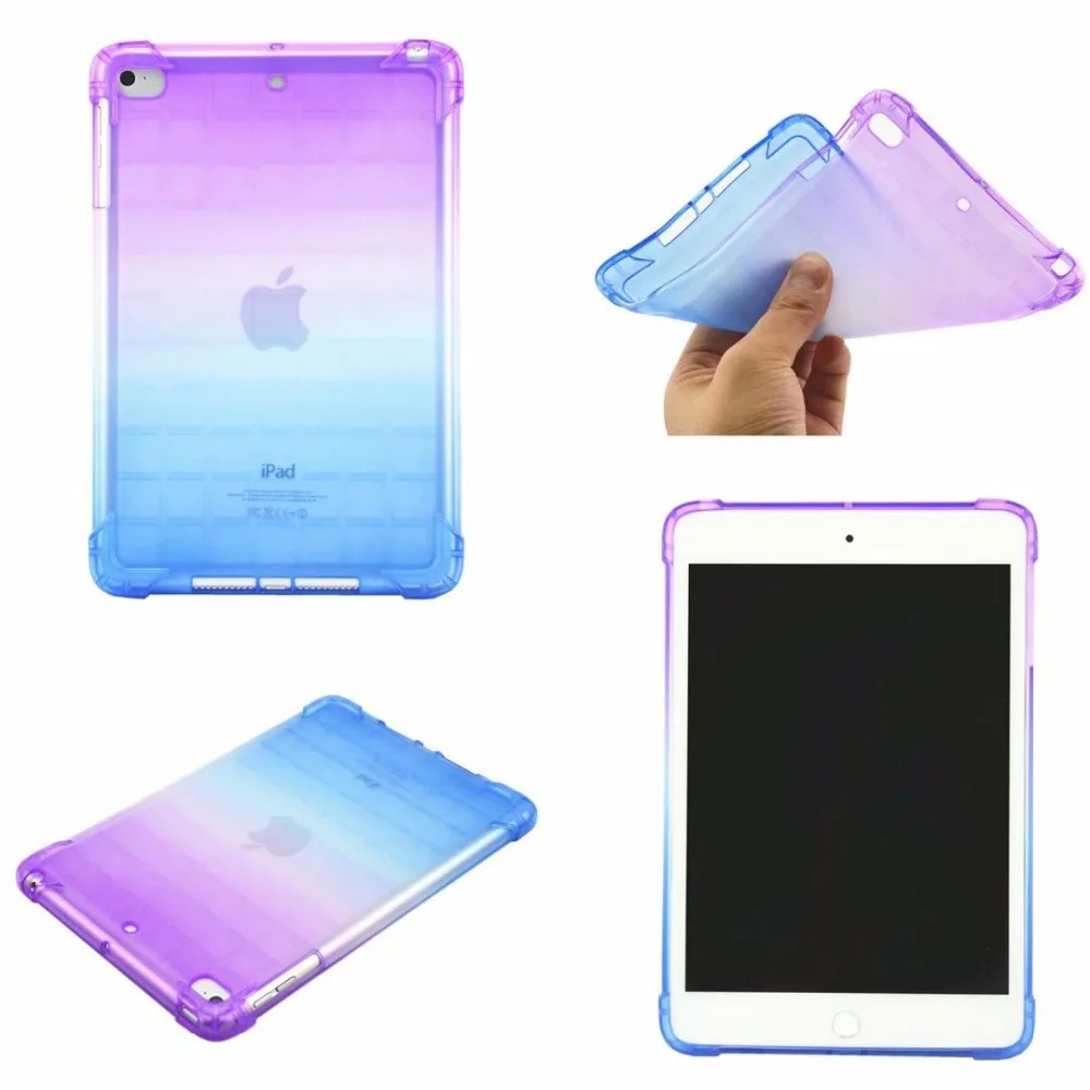 Мягкий ТПУ чехол для iPad Mini Cas Apple 1 2 3 4 тонкий силиконовый защитный 4|Чехлы