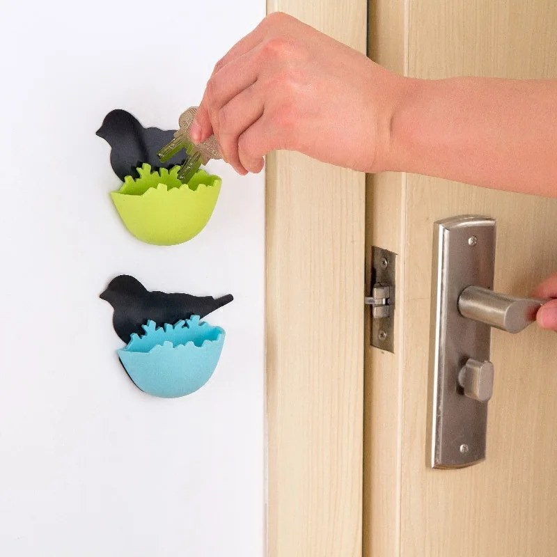 1 шт. милый стиль держатели для хранения птиц стойки настенные стикеры домашний