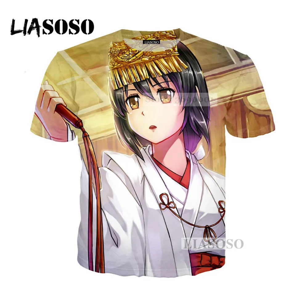 LIASOSO 2018 3D Print Women Men Anime Your Name Cosplay Tshirt Summer T-shirt Hip Hop Pullover Harajuku Short Sleeve X0318 | Мужская