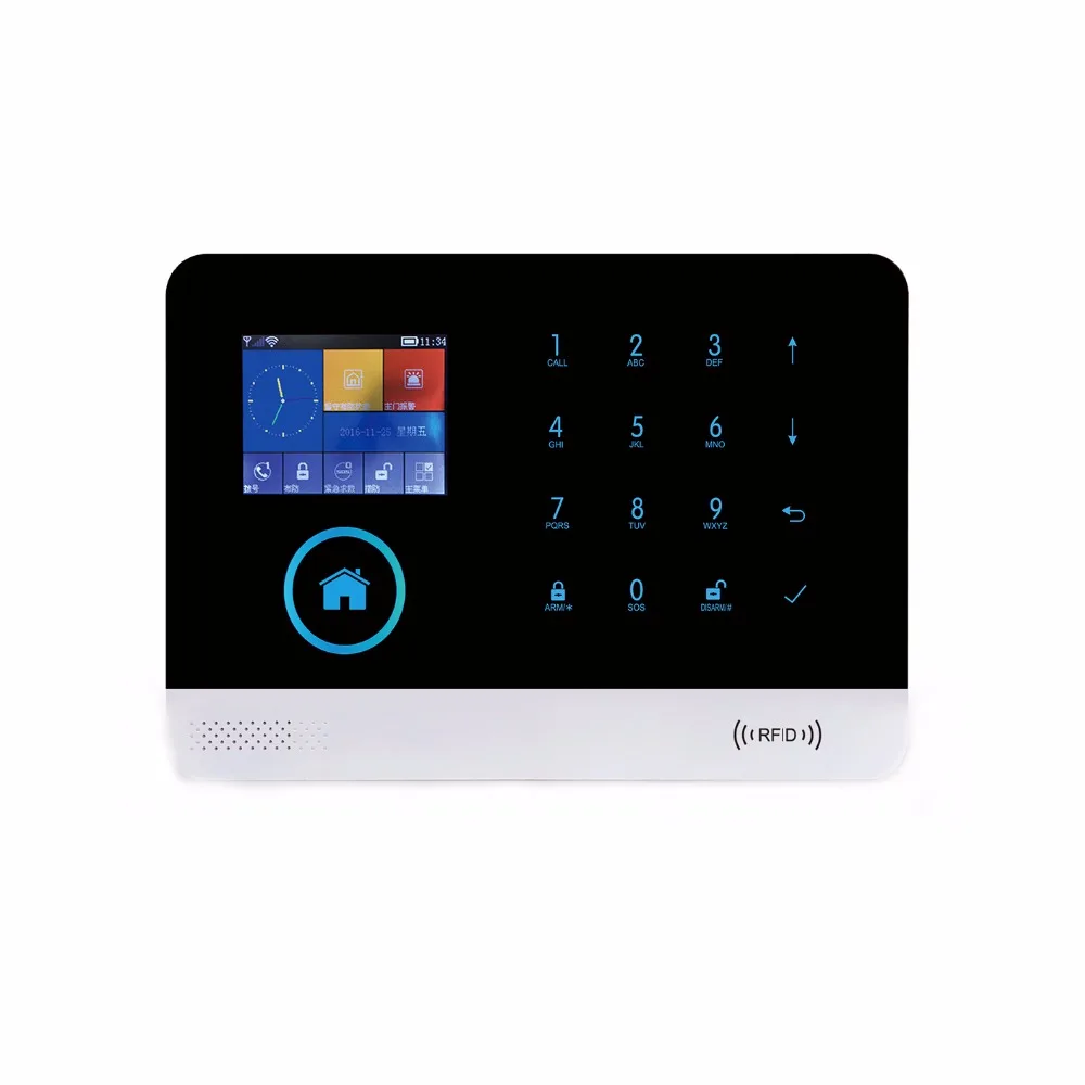

SmartYIBAI GSM Alarm Smart Home Security Wifi Alarm System Kit with Outdoor Solar Siren Residential Alarm Smartphone App Remote