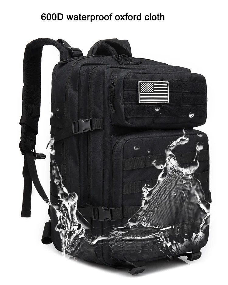 PureLeisure 45L водонепроницаемый рыболовный рюкзак Открытый Molle Camo Тактический охотничий альпинистский военный армейский рюкзак сумки