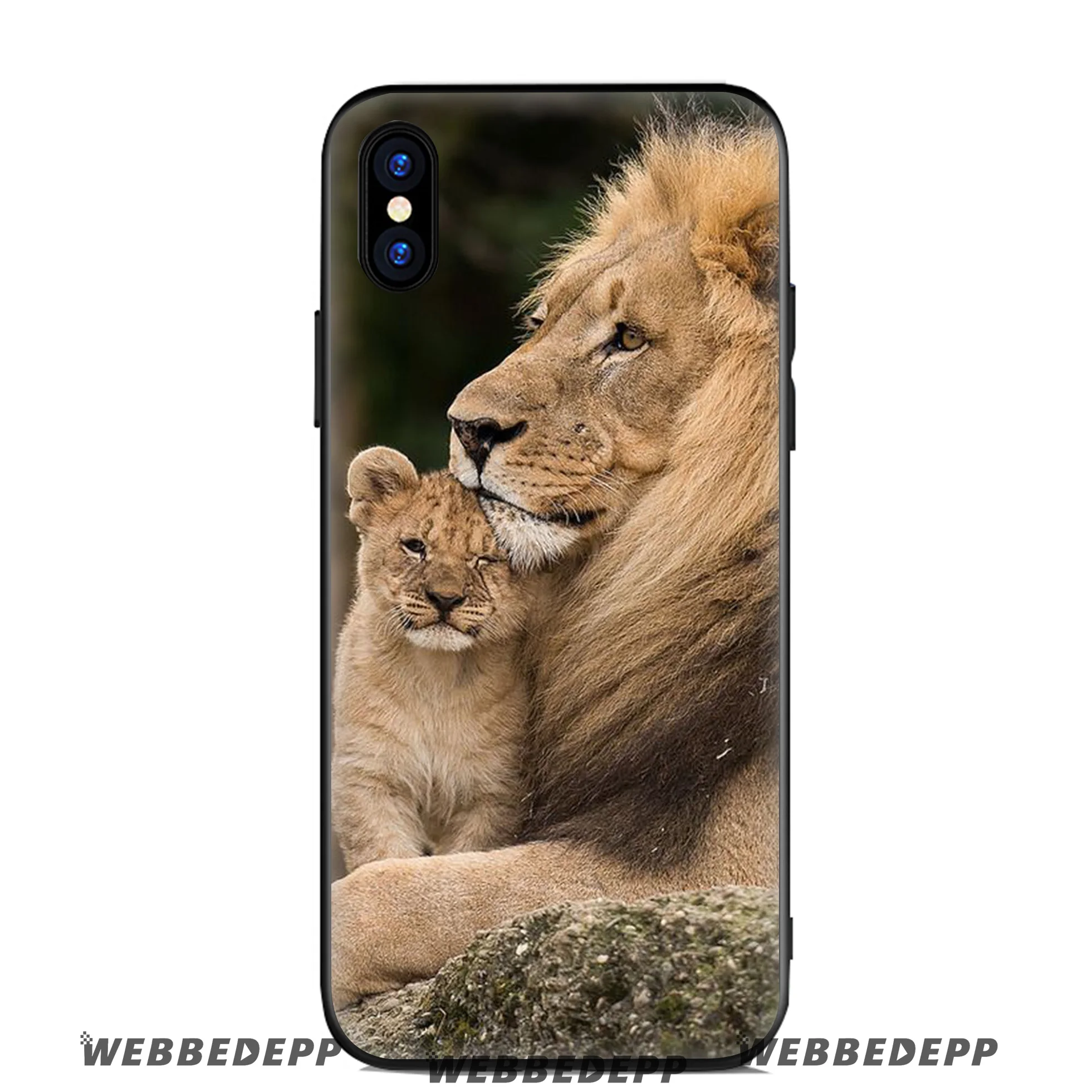 8 Мягкий силиконовый чехол WEBBEDEPP Lion Alpha Male Cub для Apple iPhone 11 Pro Xr Xs Max X или 10 8 7 6 6S Plus 5 5S SE из ТПУ - Цвет: 8