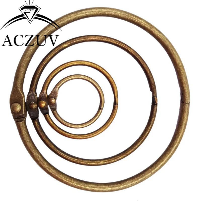 100 шт. кольцо книга для карт кольца брелоки держатель фурнитура аксессуары 20 мм 25