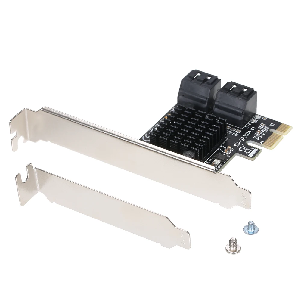 PCIE карта SATA PCI E адаптер Express для SATA3.0 карты расширения 4 порта III 6G SSD HDD|Платы