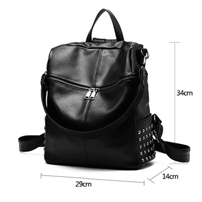 Бренд для женщин рюкзак кожаный школьные сумки Mochila Feminina Bolsas женские рюкзаки Rugzak