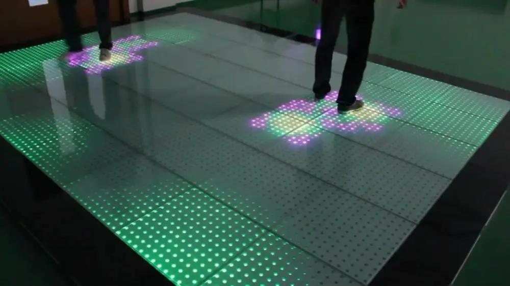 8 PCS/Lot 16 Sensores IP65 Interactive LED Dance Floor Senstive Nightclub 50*50*7.2(cm) | Электронные компоненты и