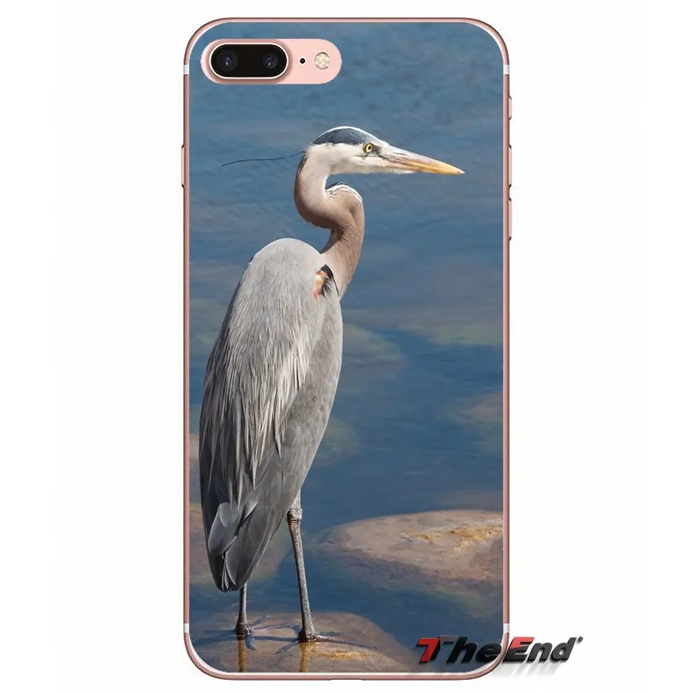 Животные птицы цапля отражение воды чехол для Huawei G7 G8 P7 P8 P9 Lite Honor 4C 5X 5C 6X Коврики 7 8