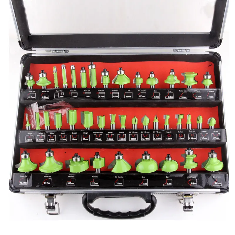 

40PCS 8mm Shank Woodworking Cutting Tools 8mm Engraving machine bits Engraving bits engraving blades