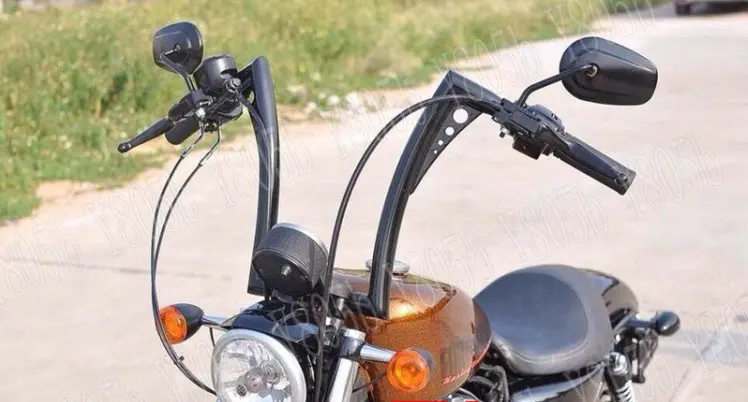 Универсальный руль 7/8 &quot22 мм для Honda Yamaha Suzuki Kawasaki Street Bobber Custom Chopper Cruisers Bike|drag