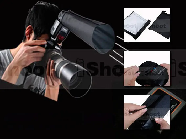 Godox SN3030 портативный тубус вспышка Софтбокс диффузор фотовспышка складной для DSLR