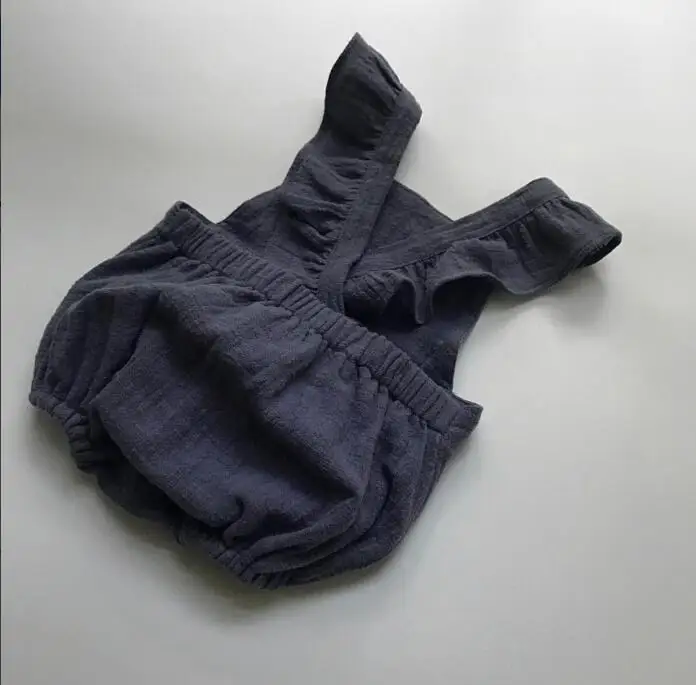 Ins/Новый Детский комбинезон для младенцев с рукавами крылышками милые хлопковые
