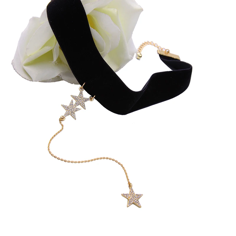 Крупная цена черный чокер из широкой искусственной кожи женское украшение