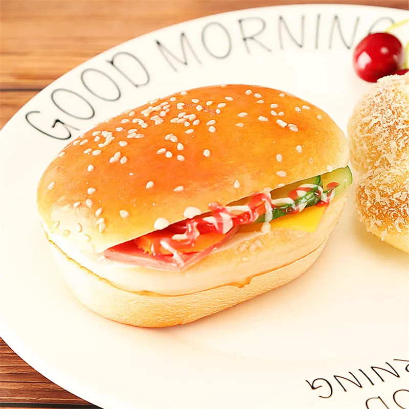 2 вида творческая искусственная имитация гамбургера искусственный гамбургер