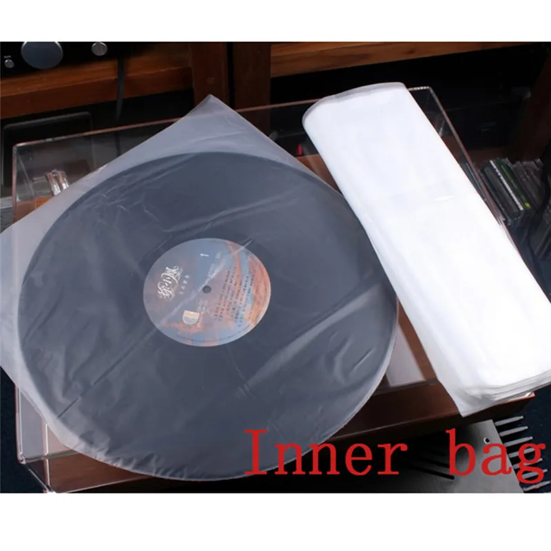 LEORY 100 шт. 12 дюймов 32 см * Lp Защитная Внутренняя/внешняя сумка для проигрывателя