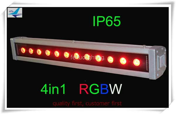 20 шт./лот Открытый 12*10 w светодиодные полосы Бар rgbw 4 in1 прожекторы quad свет бар