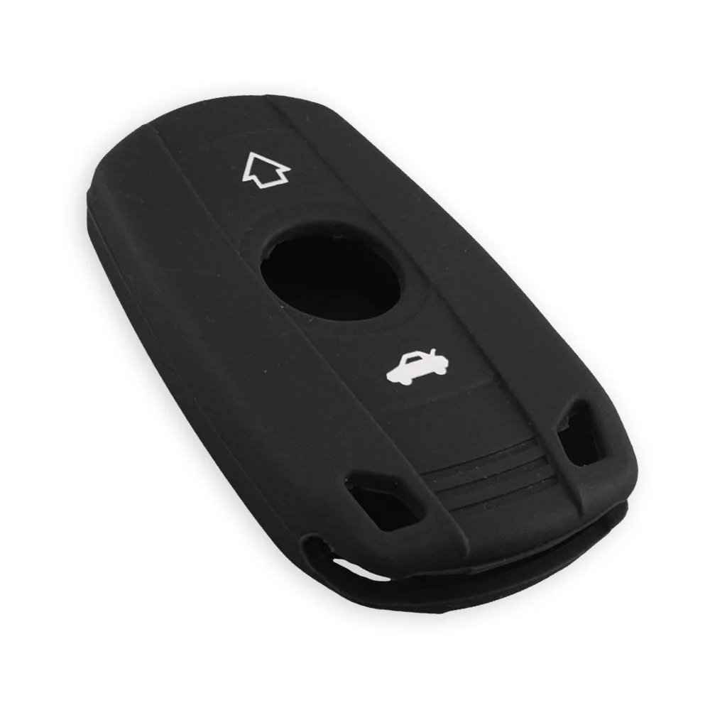 Силиконовый чехол для ключей от машины KEYYOU 3 кнопки BMW 1 5 6 серии E90 E91 E92 E60 пульта