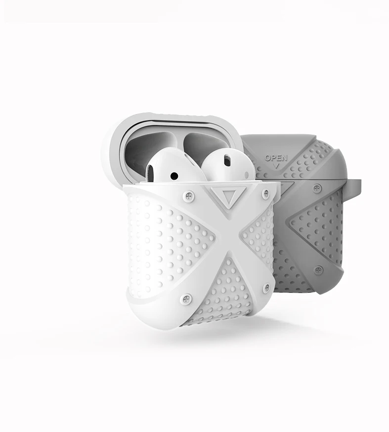 Силиконовый чехол для Apple беспроводной защитный наушников Airpods Air Pods