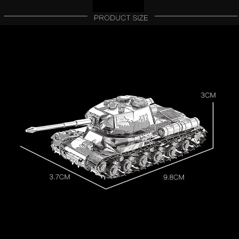 JS 2 тяжелый танк 3D металлический каркас сборки имитационная модель взрослых