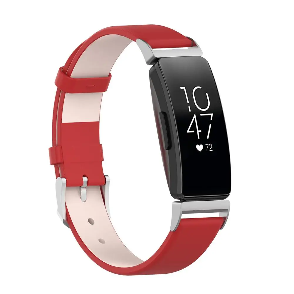 Подлинный кожаный браслет для часов Ремешок Для Fitbit Inspire HR фитнес-трекеры умный Браслет сменный Браслет ремешок