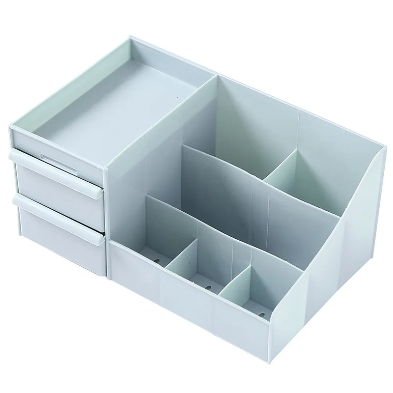 Plastic Storage Box Makeup Drawers Organizer Jewelry Container Make up Case Cosmetic Office Boxes Up | Дом и сад
