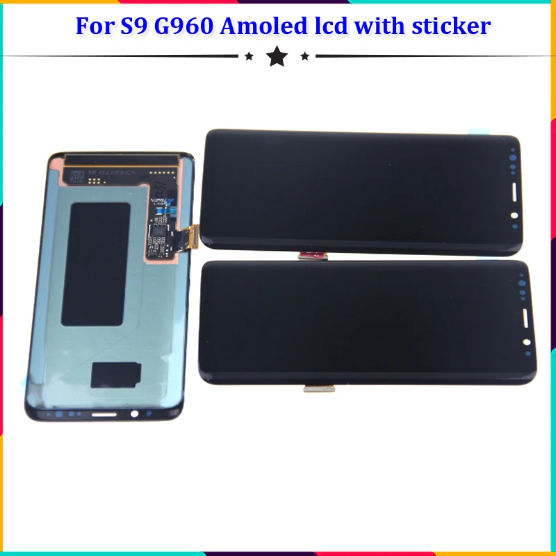 Супер AMOLED S9 G960 ЖК дисплей для samsung Galaxy G960F G9600 сенсорный экран сборка Мобильный