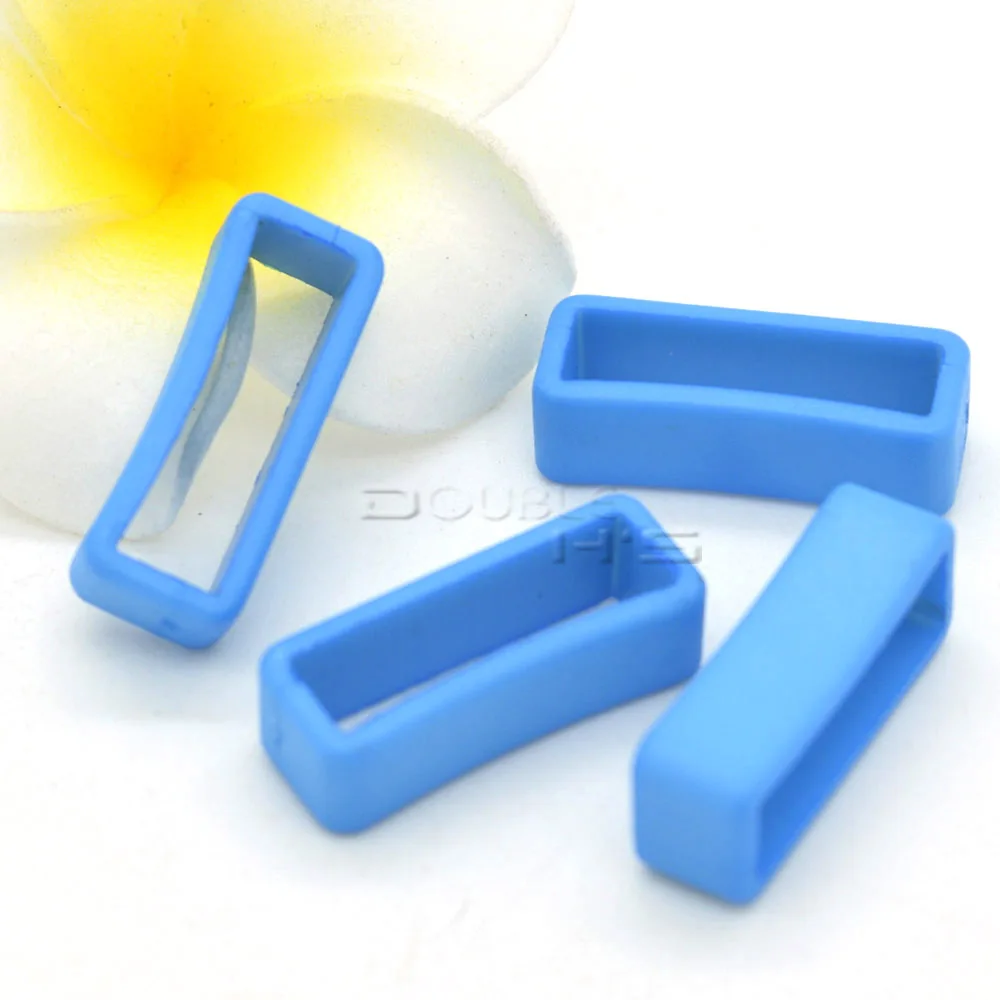 50 шт./лот 5/8 дюйма (17 мм) цветной держатель ремня петли для ошейника собаки ремни