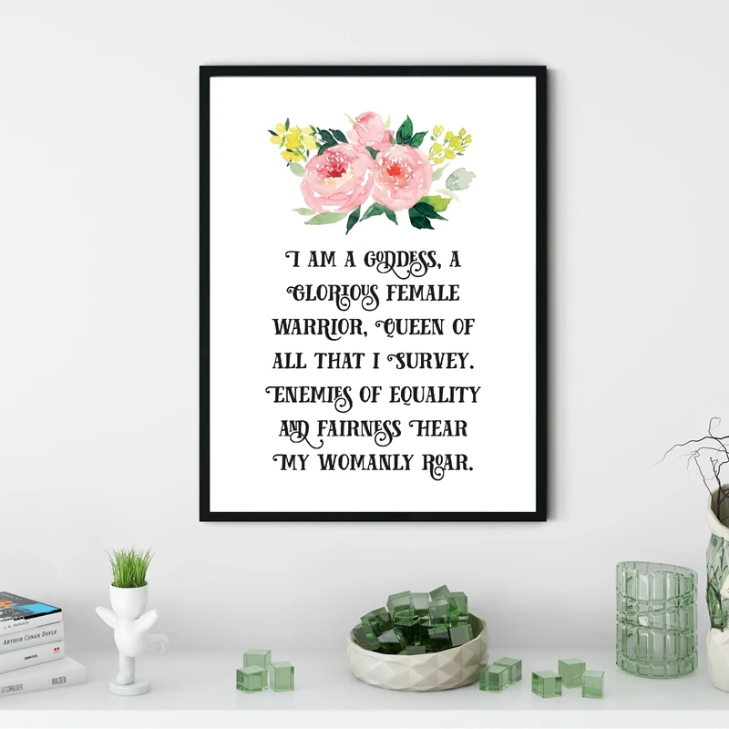 Парки и плакаты принты богини залог Цитата Художественная Картина на холсте