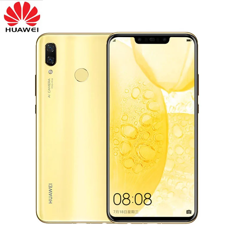 Смартфон huawei Nova 3 6 ГБ 64 ГБ/128 мобильного телефона Kirin 970 qcta двухъядерный