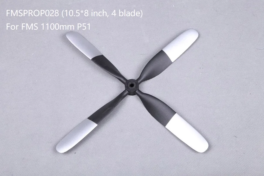 FMS ROCHOBBY 1100 мм 1 м Φ P51 Strega Voodoo Propeller 10 5x8 дюймов 4 лезвия FMSPROP028 детали модели