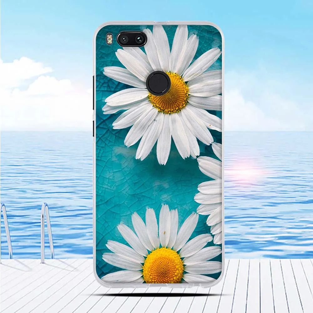 Мягкий силиконовый чехол из ТПУ с 3D рельефным рисунком для Xiaomi Mi 5X A1 | Мобильные