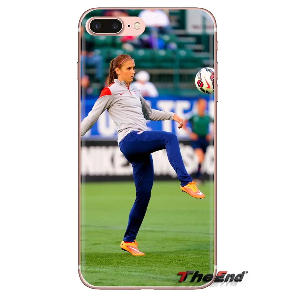 Для iPod Touch Apple iPhone 4 4S 5 5S SE 5C 6 6S 7 8 X XR XS Plus MAX TPU прозрачный чехол для кожи Алекс Морган