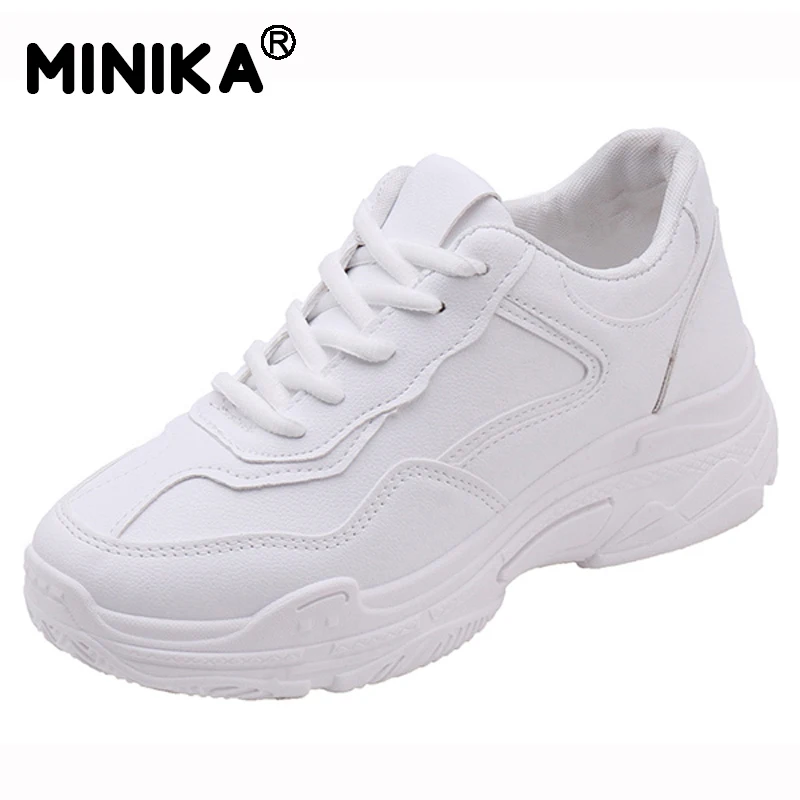 Новинка 2019 Весенняя модная женская повседневная обувь замшевая на платформе