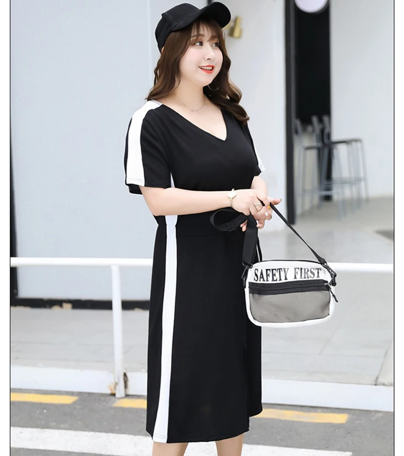 

3XL-8XL Plus Size 2019 Women Elegant V-neck Casual Dress Chic Short Sleeve Party Dresses Vintage Long Dress Vestidos Large Size
