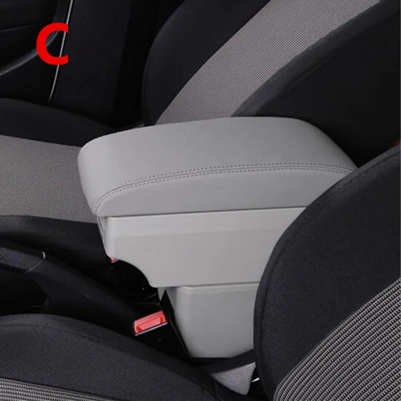 C style gray For Suzuki jimny armrest box - Название цвета: C style gray