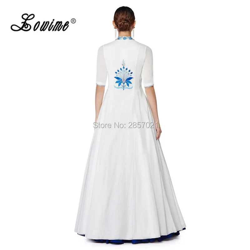 Индийское вечернее платье из двух частей 2017 изящные синие марокканские платья с