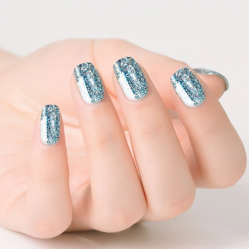 ROSALIND 1 шт. Платиновый Блестящий лак для ногтей дизайна Волшебные Платиновые