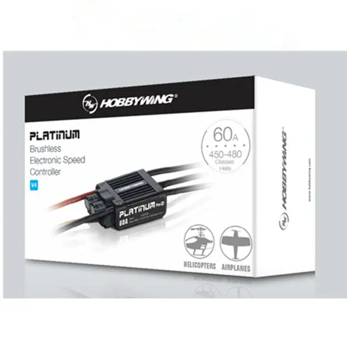 HobbyWing Platinum 60A ESC V4 (3S-6S) для 450-480 класса Heli RC Drone FPV Multi-Rotor | Игрушки и хобби