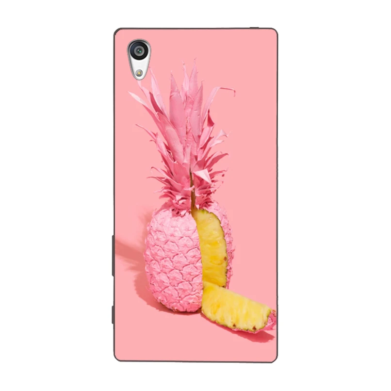 Летние фрукты ананас fundas Капа ТПУ мягкий чехол Обложка для sony Xperia Z Z1 Z2 Z3 Z4 Z5